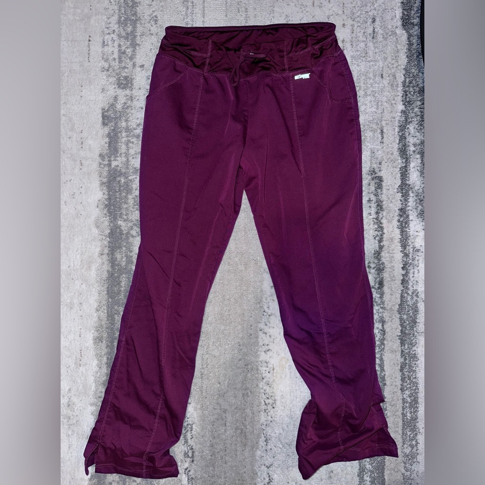 Greys anatomy maroon scrub pants
